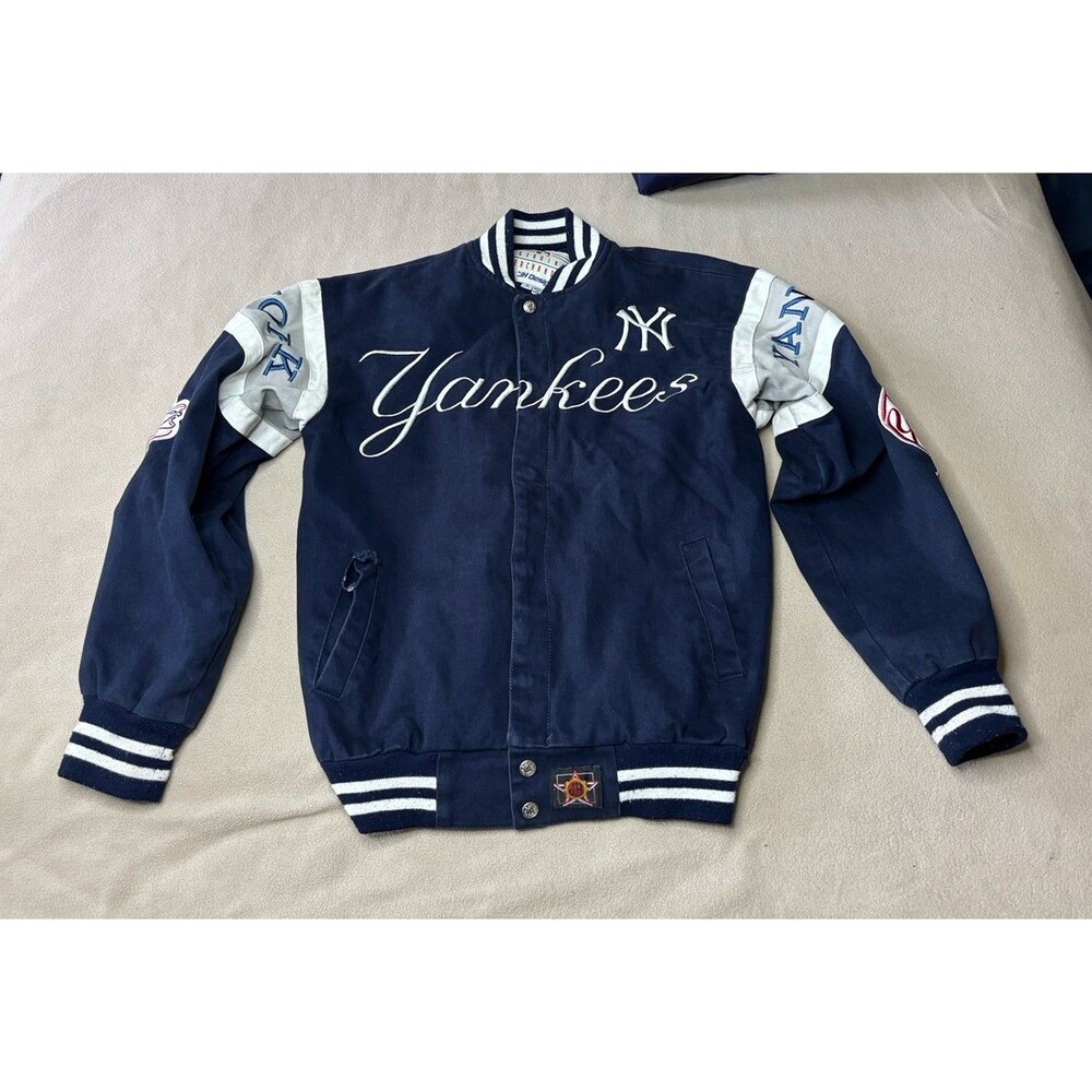 Vintage New York Yankees JH Design (Jeff Hamilton) Snap Front Youth S Varsity Bo